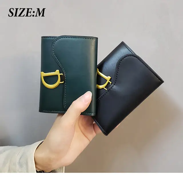 (Buy 1 Get 1 Free) D shape small cute wallet For girls