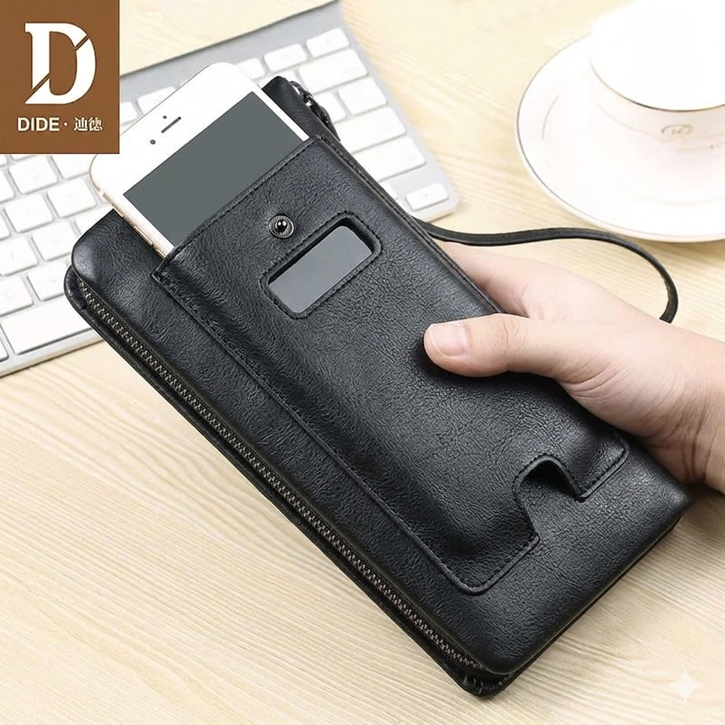Luxury Zipper Wallet (Card Holder With Phone Pocket)