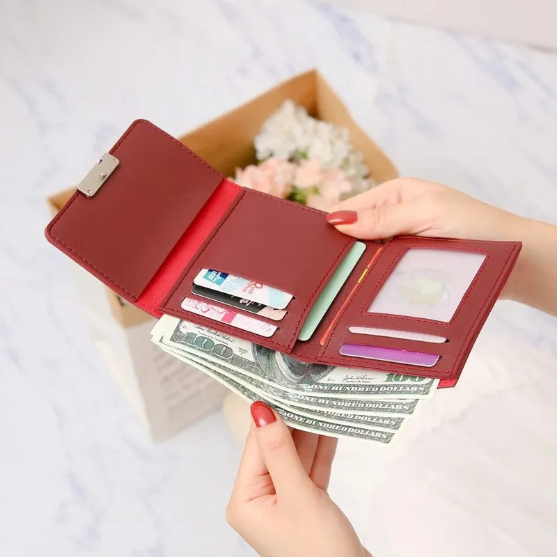 New small stylish Pu Leather Wallet For girls