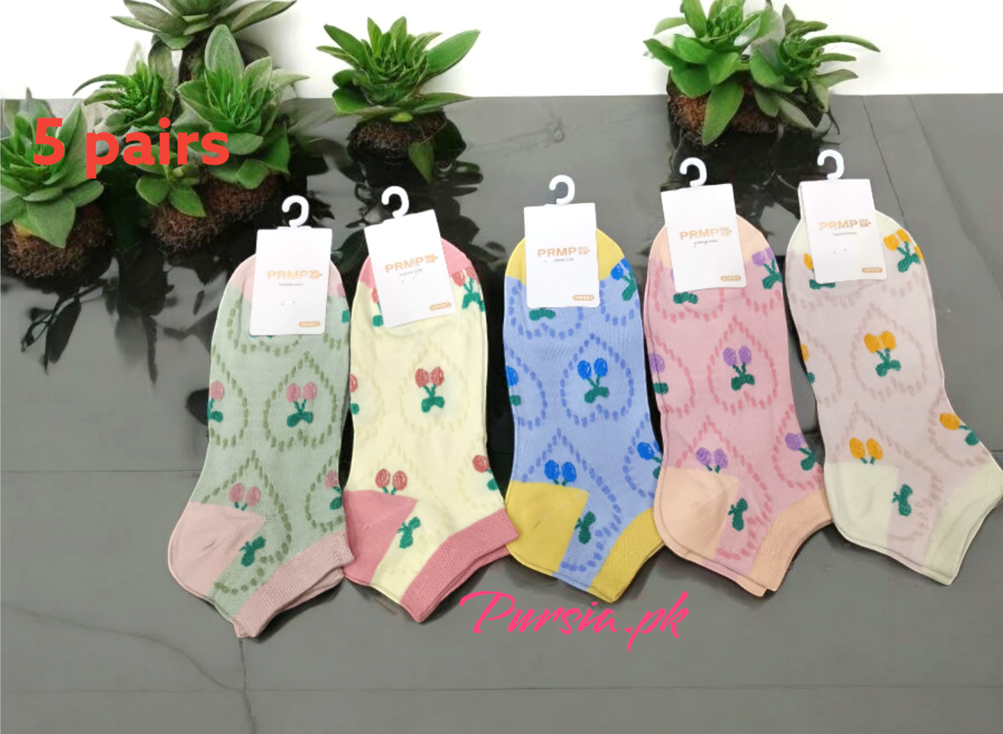 5 pairs Women lot korean style socks For womens