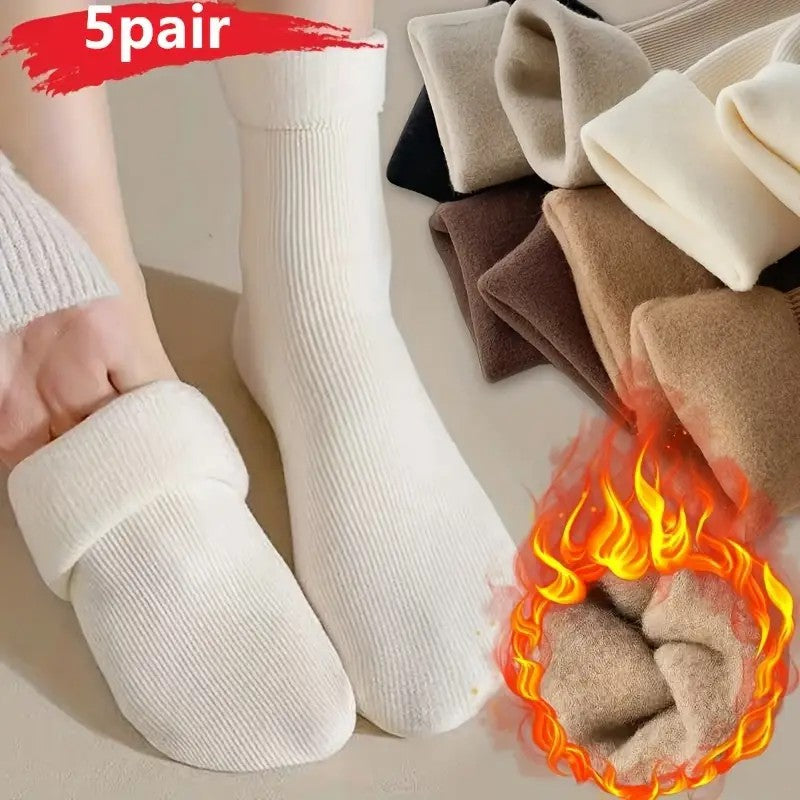 5 pair Winter warm  thermal socks For Mens