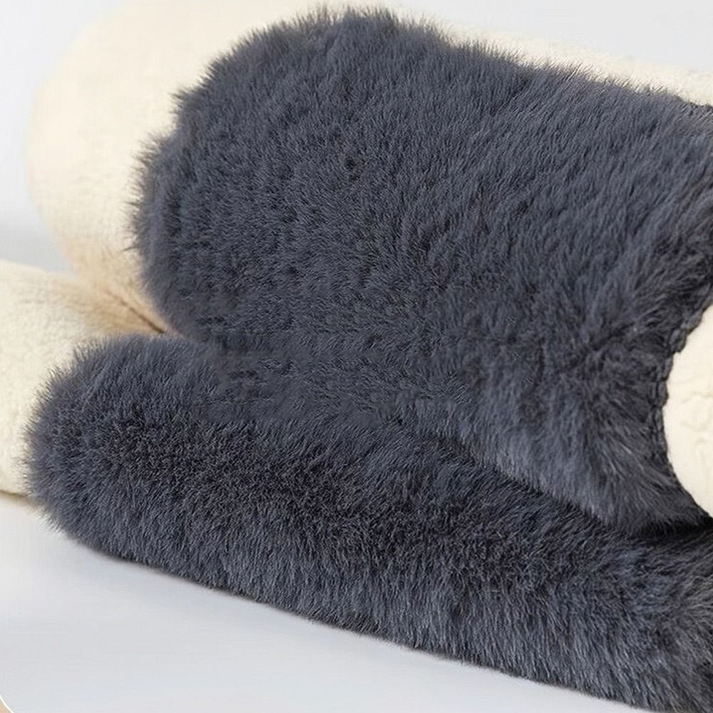 Durable Plus Velvet Winter Knee Pads Universal Windproof Warm Knee Sleeve Elastic Coldproof Knee Support Unisex