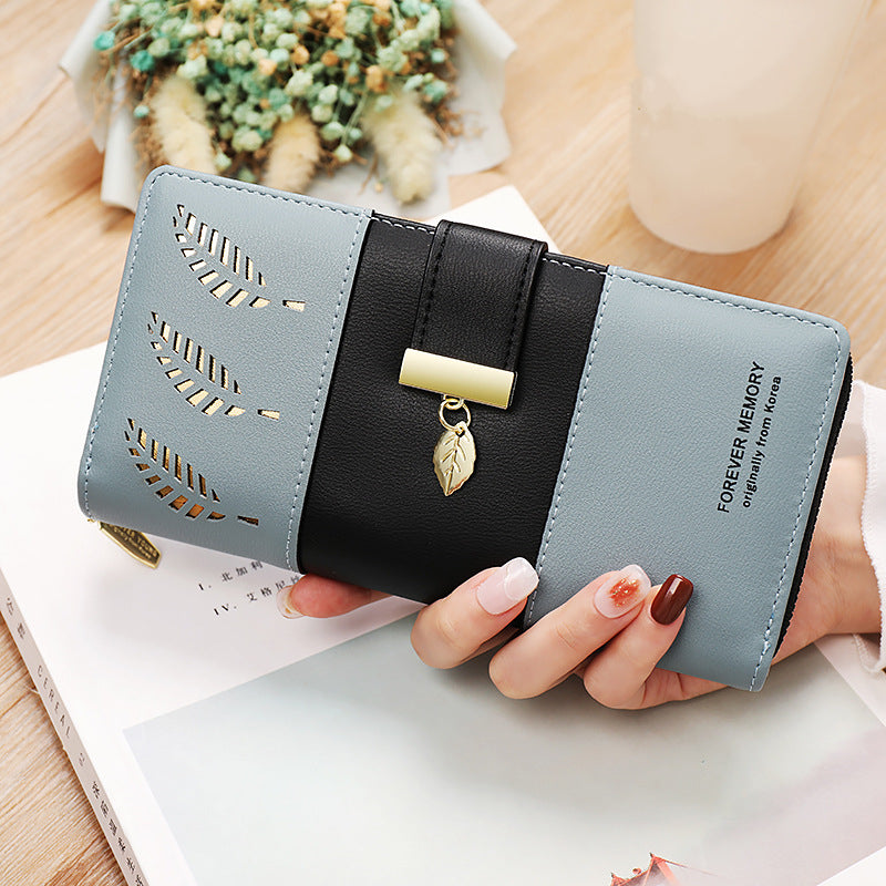 Pu Leather Long branded Wallet For Girls