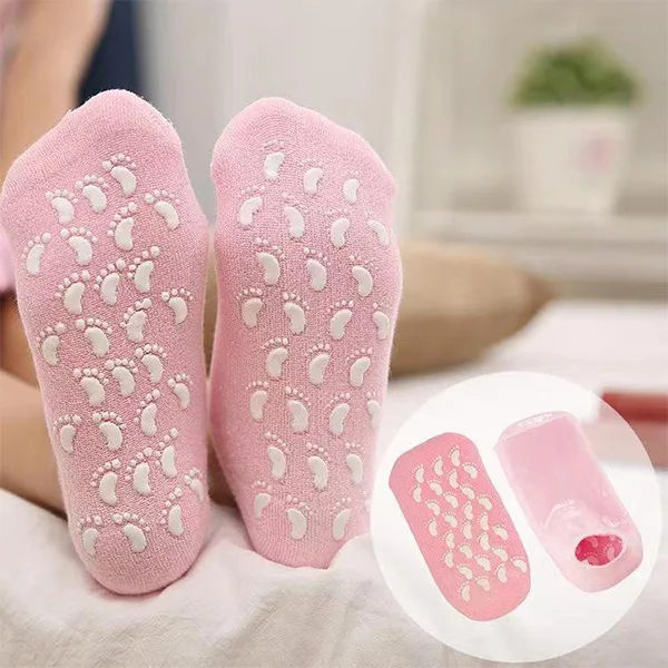 High Quality Women Foot Spa moisturising silicon Socks For Dry Craked Feet Lotion Socks