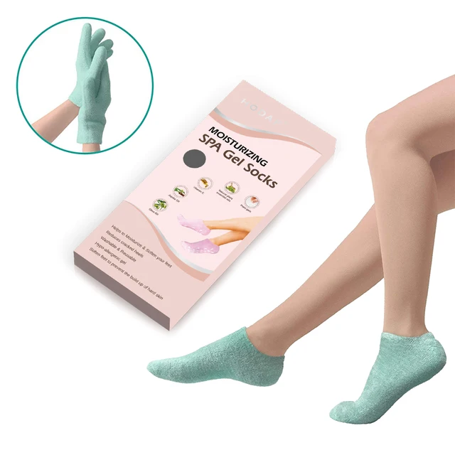 High Quality Women Foot Spa moisturising silicon Socks For Dry Craked Feet Lotion Socks