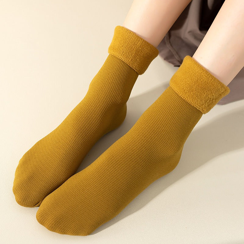 5pairs Winter wool warm Women socks Merino wool socks against cold Snow Sleep tery socks