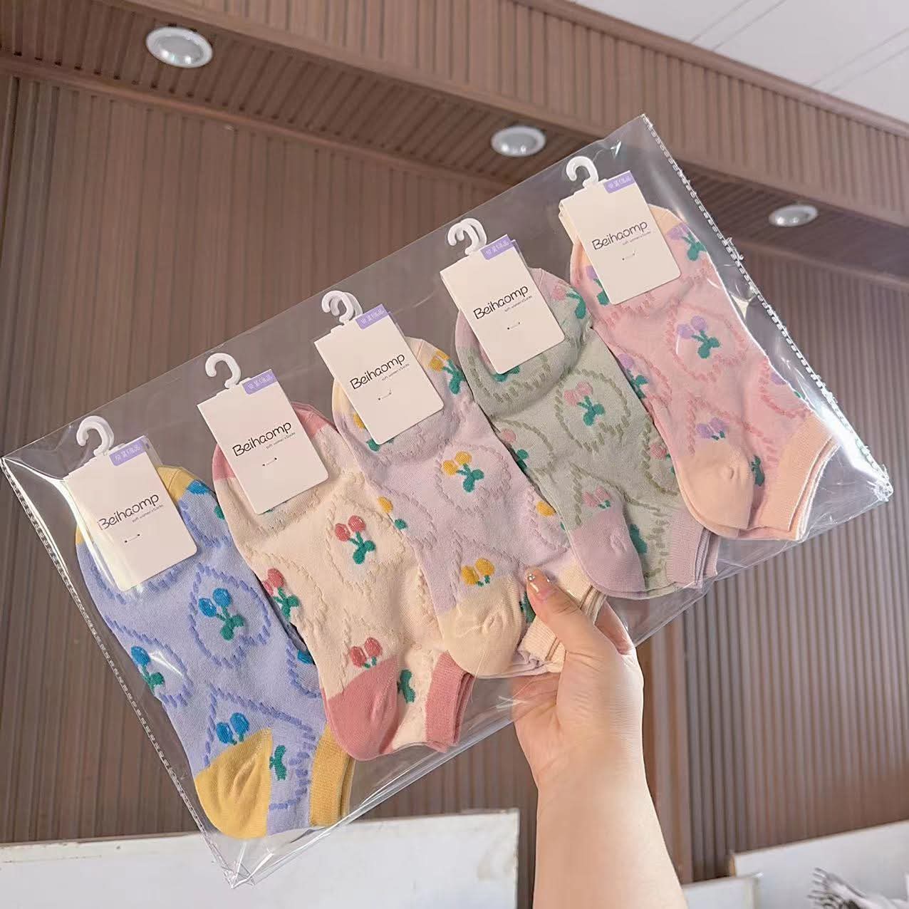 5 pairs Women lot korean style socks For womens