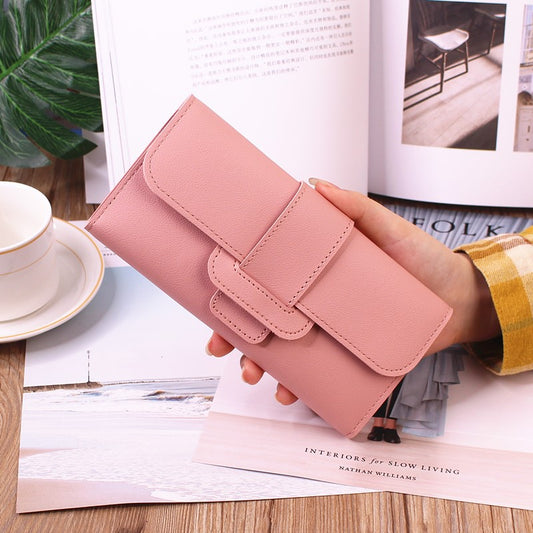 Women Wallets Long Zipper Coin Purses PU Leather Fashion Ladies Multifunctional Clutch Money Bag High Quality Brand Card Holder