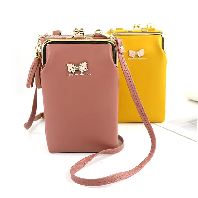 Women Phone Crossbody Bag Pu Leather Mini Shoulder Messenger Bag Travel Portable Coin Purse Card Pouch Bags for Girls Wallets